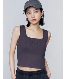 EMODA | ストーンロゴニットタンクトップ(Tシャツ/カットソー)