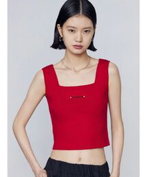 EMODA | ストーンロゴニットタンクトップ(Tシャツ/カットソー)