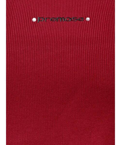 EMODA（エモダ）の「ストーンロゴニットタンクトップ（Tシャツ/カットソー・レディース・レッド/ホワイト/ブラック/グレー・FREE）」の16枚目の写真