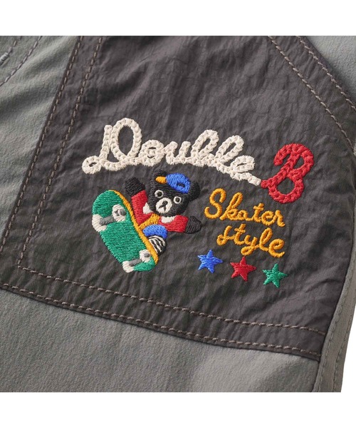 DOUBLE_B(ダブルビー)の「ツーウェイパンツ(その他パンツ・キッズ・ブルー/カーキ/チャコールグレー・80cm/90cm/100cm/120cm/130cm/110cm)」の8枚目の写真