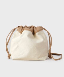 GALLEST（ギャレスト）の「キャンバス巾着ショルダー（ショルダーバッグ）」