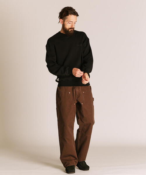 schott(ショット)の「Schott/ショット/LEATHER ELBOW PATCH SWEAT/レザー エルボーパッチ スウェット(スウェット・メンズ・ネイビー/ブラック・M/L/XL/2XL)」の12枚目の写真