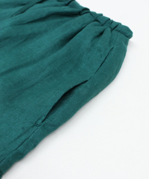 RNA-N（アールエヌエーエヌ）の「G1091 リネンロングティアードスカート（スカート・レディース・ブラック/グリーン・SMALL/MEDIUM）」の11枚目の写真