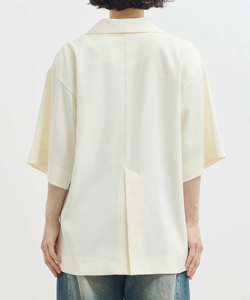 louren double satin half jacket ブラック double satin half jacket – louren store