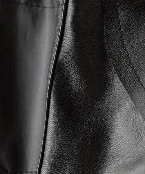 Chick(チック)の「Leather layered check skirt / レザーレイヤード チェックスカート(スカート・レディース・ブラウン・FREE)」の10枚目の写真