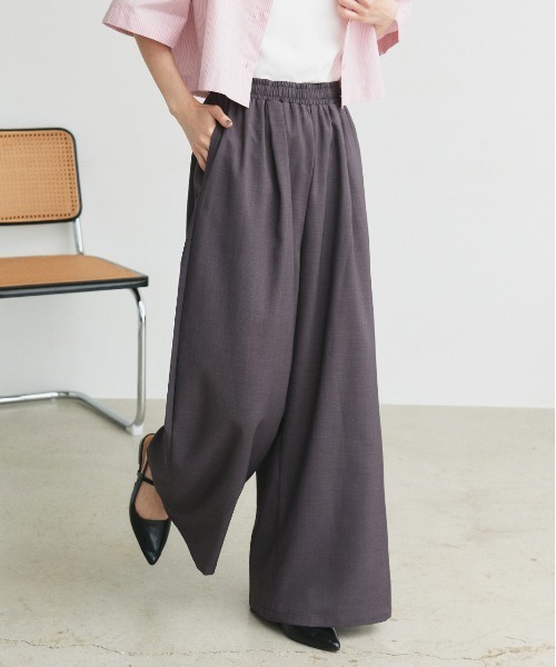 ad thie（アドティエ）の「【入荷禁止】95485885（スラックス・レディース・ダークブラウン/チャコール/グレー/グレー系/ブラック・FREE）」の3枚目の写真