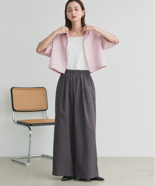 ad thie（アドティエ）の「【入荷禁止】95485885（スラックス・レディース・ダークブラウン/チャコール/グレー/グレー系/ブラック・FREE）」の6枚目の写真