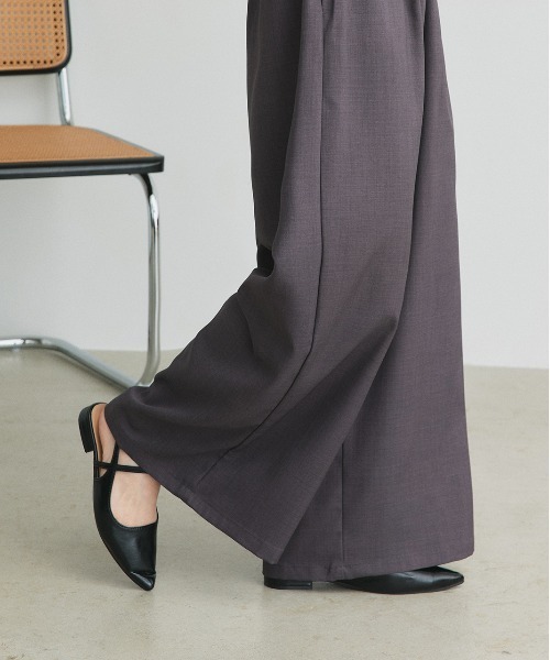 ad thie（アドティエ）の「【入荷禁止】95485885（スラックス・レディース・ダークブラウン/チャコール/グレー/グレー系/ブラック・FREE）」の9枚目の写真