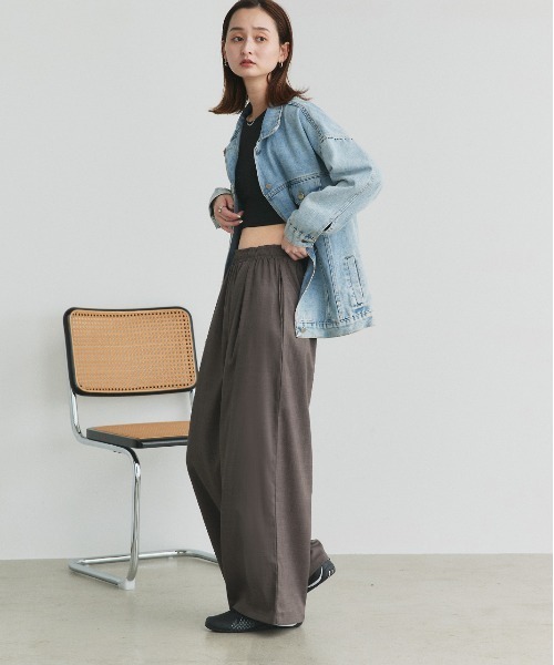 ad thie（アドティエ）の「【入荷禁止】95485885（スラックス・レディース・ダークブラウン/チャコール/グレー/グレー系/ブラック・FREE）」の14枚目の写真