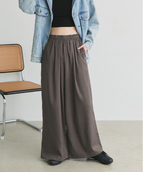 ad thie（アドティエ）の「【入荷禁止】95485885（スラックス・レディース・ダークブラウン/チャコール/グレー/グレー系/ブラック・FREE）」の16枚目の写真