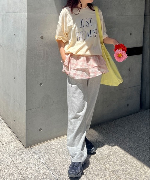 PILIT(ピリット)の「チェックフリルラップベルト(スカート・レディース・ピンク/アイボリー・MEDIUM)」の6枚目の写真