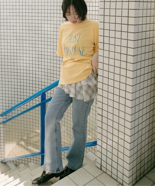 PILIT(ピリット)の「チェックフリルラップベルト(スカート・レディース・ピンク/アイボリー・MEDIUM)」の20枚目の写真