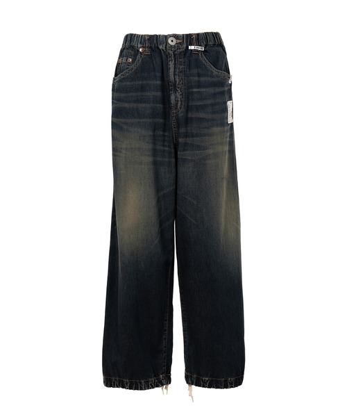 Maison MIHARA YASUHIRO（メゾンミハラヤスヒロ）の「Light Denim Wide Pants（デニムパンツ・メンズ・インディゴブルー/ブラック・44/46）」の2枚目の写真