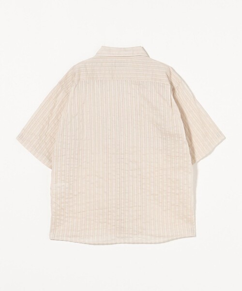 green label relaxing（グリーンレーベルリラクシング）の「ドビー レノ オープンカラーシャツ（シャツ/ブラウス・メンズ・ナチュラル/ブラック/ブラウン系・L/S/M/XL）」の21枚目の写真