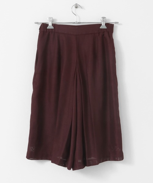 SENSE OF PLACE by URBAN RESEARCH(センスオブプレイスバイアーバンリサーチ)の「リネンライクメッシュバミューダ(その他パンツ・レディース・アイボリー/ブラック/ブラウン・SMALL/MEDIUM)」の20枚目の写真