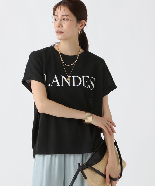 Elura（エルーラ）の「セミシアロゴフレンチニット/499340（ニット/セーター・レディース・ブラック/ライトグレー/ブラウン系その他・FREE）」の4枚目の写真