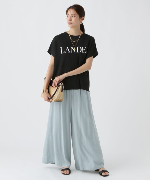 Elura（エルーラ）の「セミシアロゴフレンチニット/499340（ニット/セーター・レディース・ブラック/ライトグレー/ブラウン系その他・FREE）」の6枚目の写真