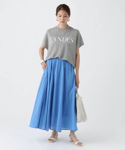 Elura（エルーラ）の「セミシアロゴフレンチニット/499340（ニット/セーター・レディース・ブラック/ライトグレー/ブラウン系その他・FREE）」の11枚目の写真