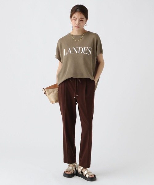 Elura（エルーラ）の「セミシアロゴフレンチニット/499340（ニット/セーター・レディース・ブラック/ライトグレー/ブラウン系その他・FREE）」の14枚目の写真