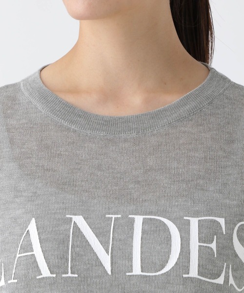 Elura（エルーラ）の「セミシアロゴフレンチニット/499340（ニット/セーター・レディース・ブラック/ライトグレー/ブラウン系その他・FREE）」の19枚目の写真