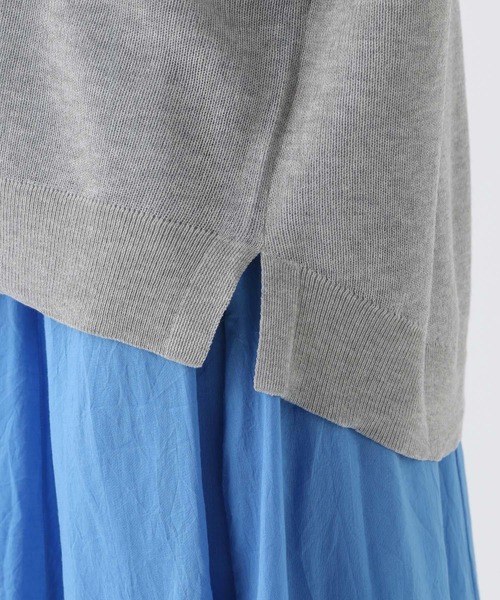 Elura（エルーラ）の「セミシアロゴフレンチニット/499340（ニット/セーター・レディース・ブラック/ライトグレー/ブラウン系その他・FREE）」の22枚目の写真