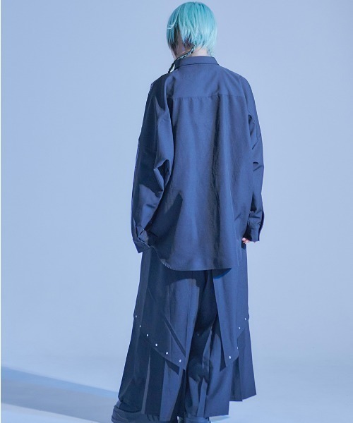 ililil【イルイルイル】ろるあコラボロングシャツ ililil/イルイルイル』【ろるあコラボロングシャツ】プリント
