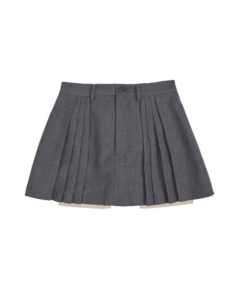 パンツ PLEATS MINI SKIRT SET PANTS PLEATS MINI SKIRT SET PANTS（その他パンツ）｜Ameri（アメリ