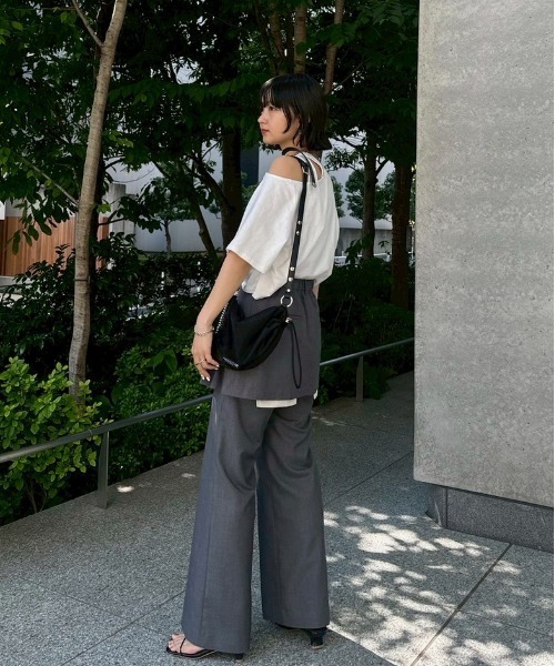 パンツ PLEATS MINI SKIRT SET PANTS PLEATS MINI SKIRT SET PANTS（その他パンツ）｜Ameri（アメリ