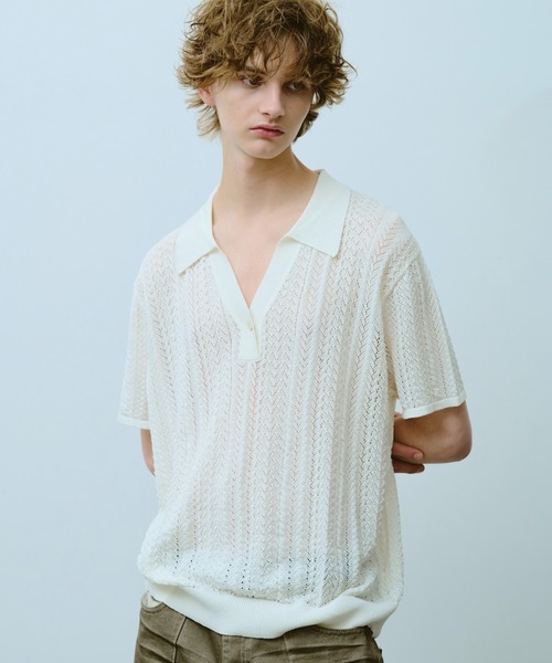 50s SKIPPER レーヨンシャツ 白 rayon 50's WILSON BROTHERS 