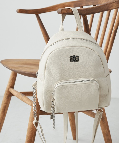 GYDA(ジェイダ)の「GYDA(ジェイダ)ミニリュック GY-B346 プレーン(バックパック/リュック・レディース・ブラック/キャメル/アイボリー・FREE)」の2枚目の写真