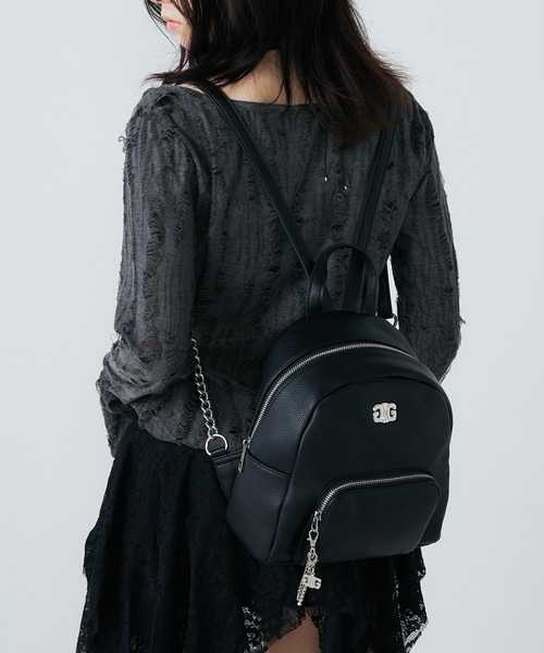 GYDA(ジェイダ)の「GYDA(ジェイダ)ミニリュック GY-B346 プレーン(バックパック/リュック・レディース・ブラック/キャメル/アイボリー・FREE)」の1枚目の写真