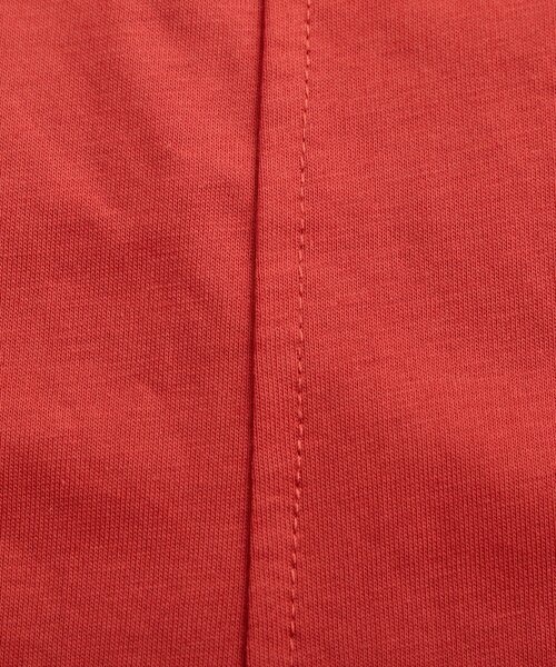 un dix cors（アンディコール）の「《綿100％・着るだけで様になる》コットンシルケット天竺フレアワンピース（ワンピース・レディース・チャコールグレー/ブラック/レッド・FREE）」の13枚目の写真