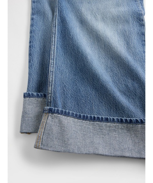 GAP(ギャップ)の「ローライズ イージー ワイド バギーデニム (キッズ)(デニムパンツ・キッズ・インディゴブルー・110cm/120cm/130cm/140cm/150cm/160cm)」の6枚目の写真