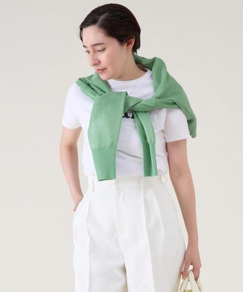 martinique（マルティニーク）の「シアーカーディガン（カーディガン/ボレロ・レディース・ブラック/シルバー/グリーン・FREE）」の15枚目の写真