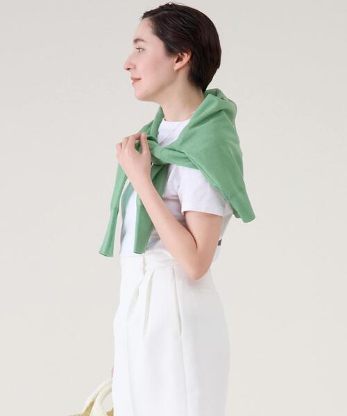 martinique（マルティニーク）の「シアーカーディガン（カーディガン/ボレロ・レディース・ブラック/シルバー/グリーン・FREE）」の16枚目の写真