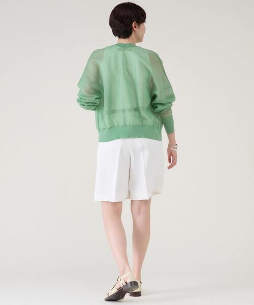 martinique（マルティニーク）の「シアーカーディガン（カーディガン/ボレロ・レディース・ブラック/シルバー/グリーン・FREE）」の18枚目の写真