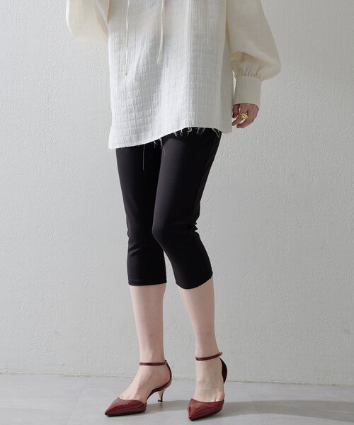 THE PAUSE（ザ ポーズ）の「【THE PAUSE】カプリパンツ（その他パンツ・レディース・ブラック/ブラウン・FREE）」の2枚目の写真