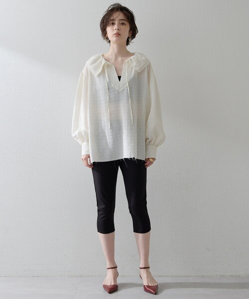 THE PAUSE（ザ ポーズ）の「【THE PAUSE】カプリパンツ（その他パンツ・レディース・ブラック/ブラウン・FREE）」の22枚目の写真