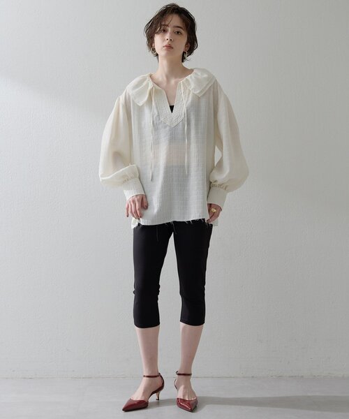 THE PAUSE（ザ ポーズ）の「【THE PAUSE】カプリパンツ（その他パンツ・レディース・ブラック/ブラウン・FREE）」の15枚目の写真