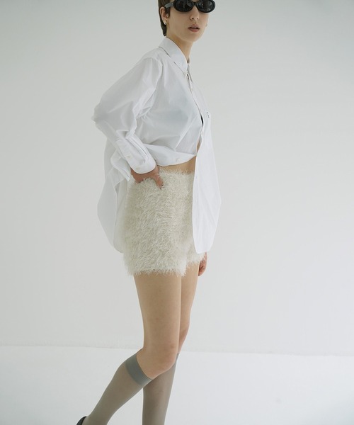 SHAGGY SHORT KNIT PANTS（その他パンツ）｜CLANE（クラネ）の