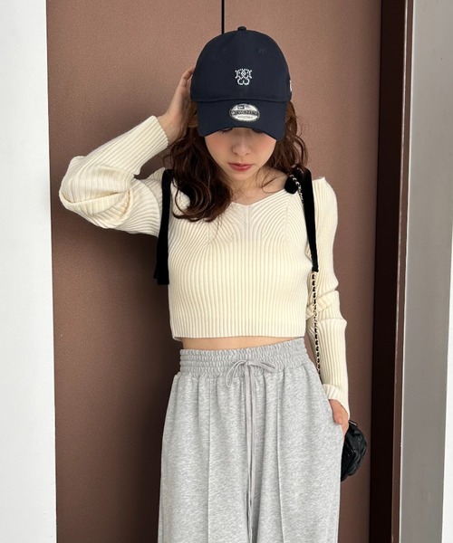 NEW ERA（ニューエラ）の「【SNIDEL|NEW ERA】バリエキャップ（キャップ・レディース・ベージュ/ネイビー/チェック/ボルドー/ライトピンク・F）」の21枚目の写真