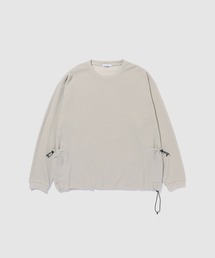 URBAN COLLECTION | URBANCOLLECTION カットジョーゼット サイドポケット 長袖Tシャツ(Tシャツ/カットソー)