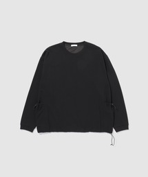 URBAN COLLECTION（アーバンコレクション）の「URBANCOLLECTION カットジョーゼット サイドポケット 長袖Tシャツ（Tシャツ/カットソー）」