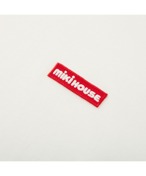 MIKI HOUSE（ミキハウス）の「【WEB限定】ワッペンロゴ長袖Ｔシャツ（大人用）（Tシャツ/カットソー・レディース・ホワイト/ネイビー・L(175-185cm)/M(165-175cm)/S(155-165cm)）」の7枚目の写真