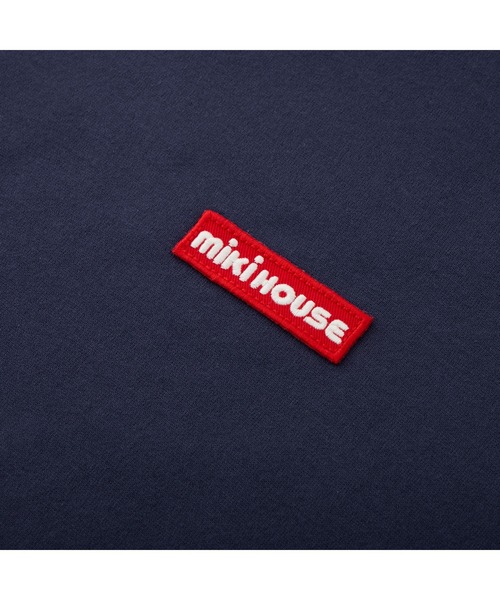 MIKI HOUSE（ミキハウス）の「【WEB限定】ワッペンロゴ長袖Ｔシャツ（大人用）（Tシャツ/カットソー・レディース・ホワイト/ネイビー・L(175-185cm)/M(165-175cm)/S(155-165cm)）」の10枚目の写真