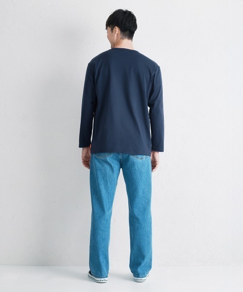 MIKI HOUSE（ミキハウス）の「【WEB限定】ワッペンロゴ長袖Ｔシャツ（大人用）（Tシャツ/カットソー・レディース・ホワイト/ネイビー・L(175-185cm)/M(165-175cm)/S(155-165cm)）」の12枚目の写真