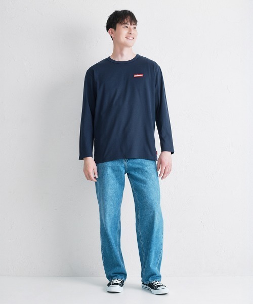 MIKI HOUSE（ミキハウス）の「【WEB限定】ワッペンロゴ長袖Ｔシャツ（大人用）（Tシャツ/カットソー・レディース・ホワイト/ネイビー・L(175-185cm)/M(165-175cm)/S(155-165cm)）」の6枚目の写真