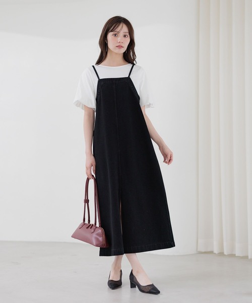 Andemiu(アンデミュウ)の「【接触冷感・吸水速乾・UVカット・抗菌消臭】ソデバルーンプルオーバー578699(Tシャツ/カットソー・レディース・ブラック/オフホワイト/モカ・FREE)」の22枚目の写真