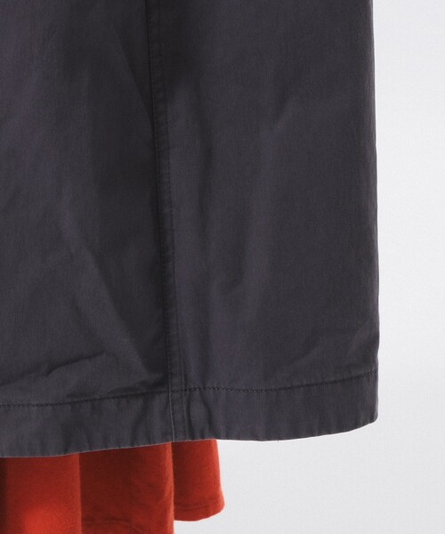 BEAMS BOY（ビームスボーイ）の「【2/5再値下げ】コットン ナイロン ヘム アジャスト コート（ステンカラーコート・レディース・チャコールグレー/ホワイト系その他7・ONE SIZE）」の18枚目の写真