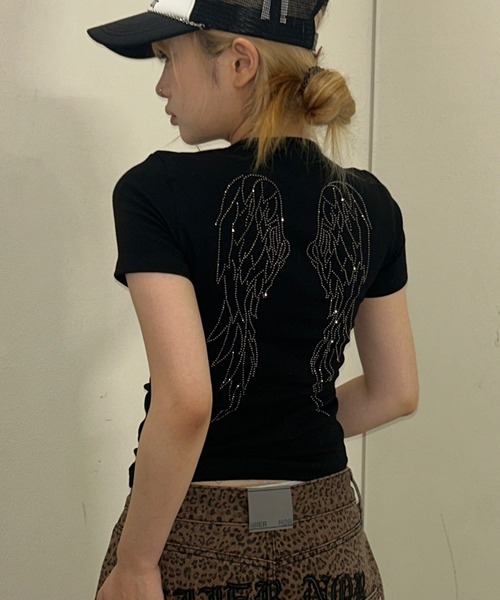 tシャツ A'GEM/9 × .kom 「AOSPACE」カラーレイヤードロングスリーブTシャツ レディース A'GEM/9 × .kom 『AOSPACE』カラーレイヤードロングスリーブT